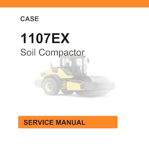 Ladda ner servicemanual för Case Construction 1107EX jordkomprimator i PDF-format bild 1