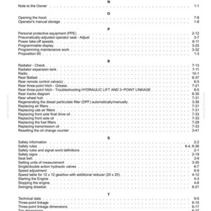 Manual de operación y mantenimiento del tractor New Holland T4.115 / Descarga instantánea en PDF imagen 11