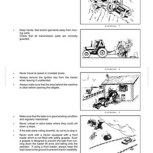 Case RB344 Ensilage Pack Bruksanvisning PDF Ladda ner bild 4