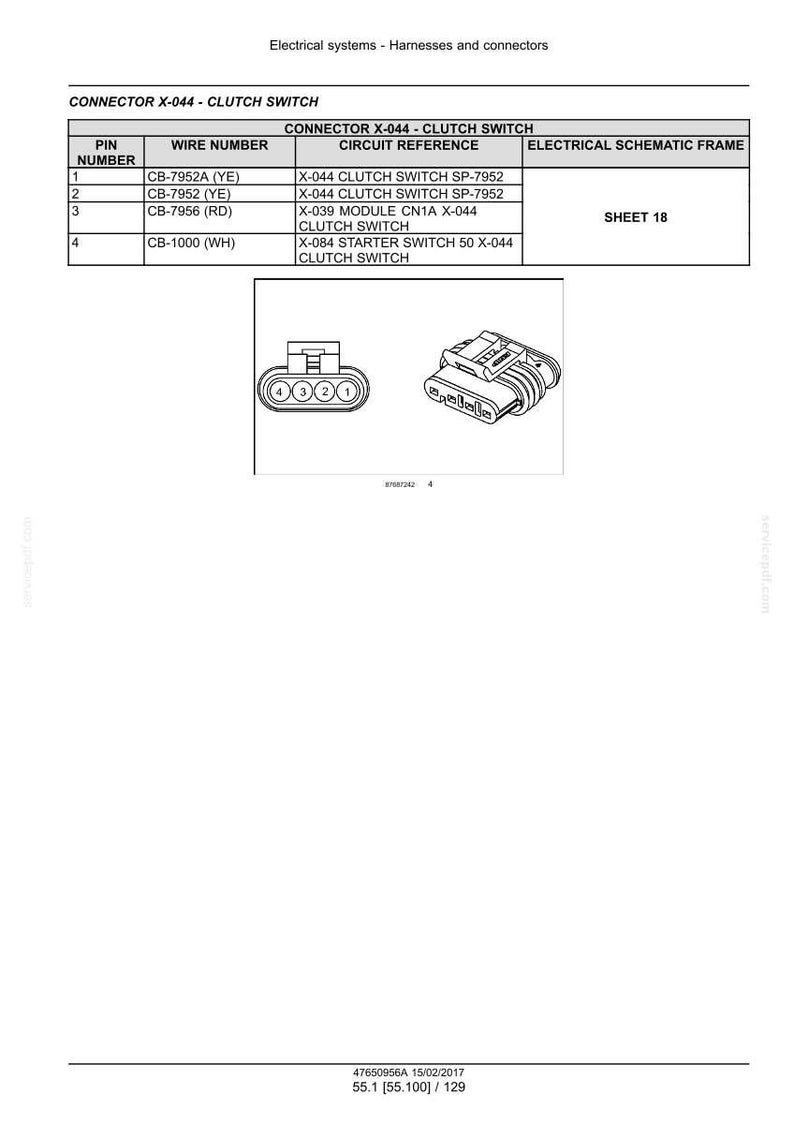 Case Farmall 80, 95 Power shuttle 12x12 traktor Service och reparation Verkstadsmanual PDF | Direkt PDF-nedladdning bild 9