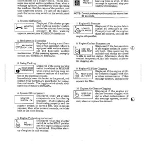 Kobelco Sk100v, SK120V, SK120LCV Hydraulic Excavator Operator Owners Operation Manual | Instant PDF Download image 5