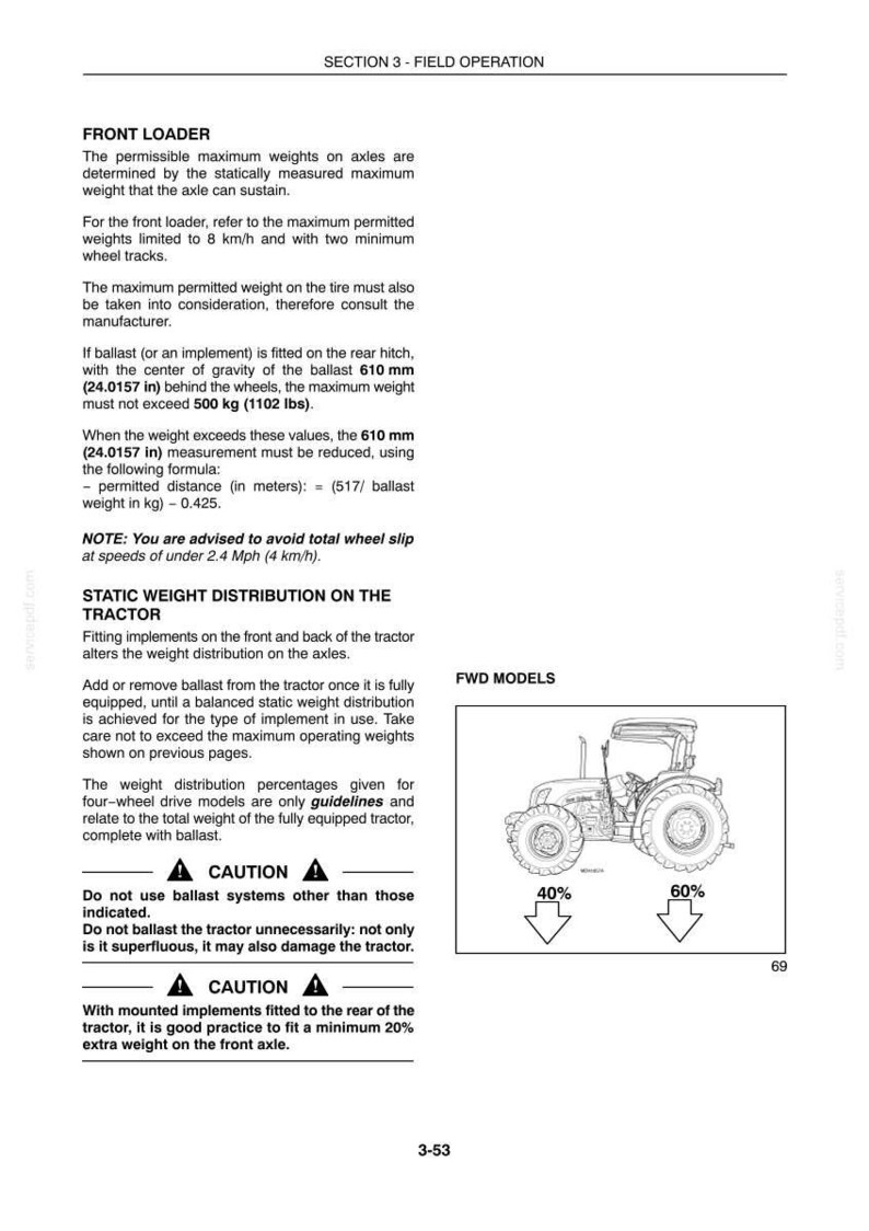 New Holland T4020, T4030, T4040, T4050 Tractor Operator Owners Operation Manual | Instant Pdf Download image 8