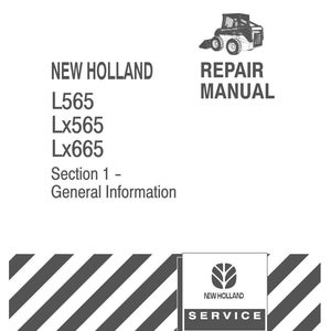 Instrukcja serwisowa i naprawcza ładowarki kołowej New Holland L565, Lx565, Lx665 | Pobierz plik PDF natychmiast zdjęcie 3