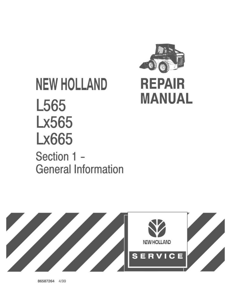 Instrukcja serwisowa i naprawcza ładowarki kołowej New Holland L565, Lx565, Lx665 | Pobierz plik PDF natychmiast zdjęcie 3