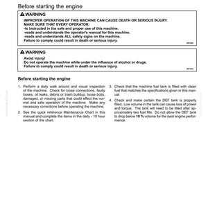 New Holland W110C Wheel Loader Operator Owners Operation Manual | Instant PDF Download image 6