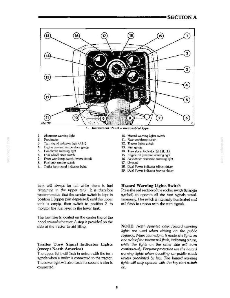 Ford 8210 with Electro-Link Hydraulic Control Tractor Operator Owners Operation Manual | Instant PDF Download image 4