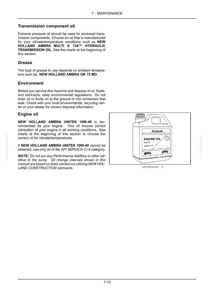 New Holland W170C Tier3 Wheel Loader Operator Owners Operation Manual | Instant PDF Download image 8