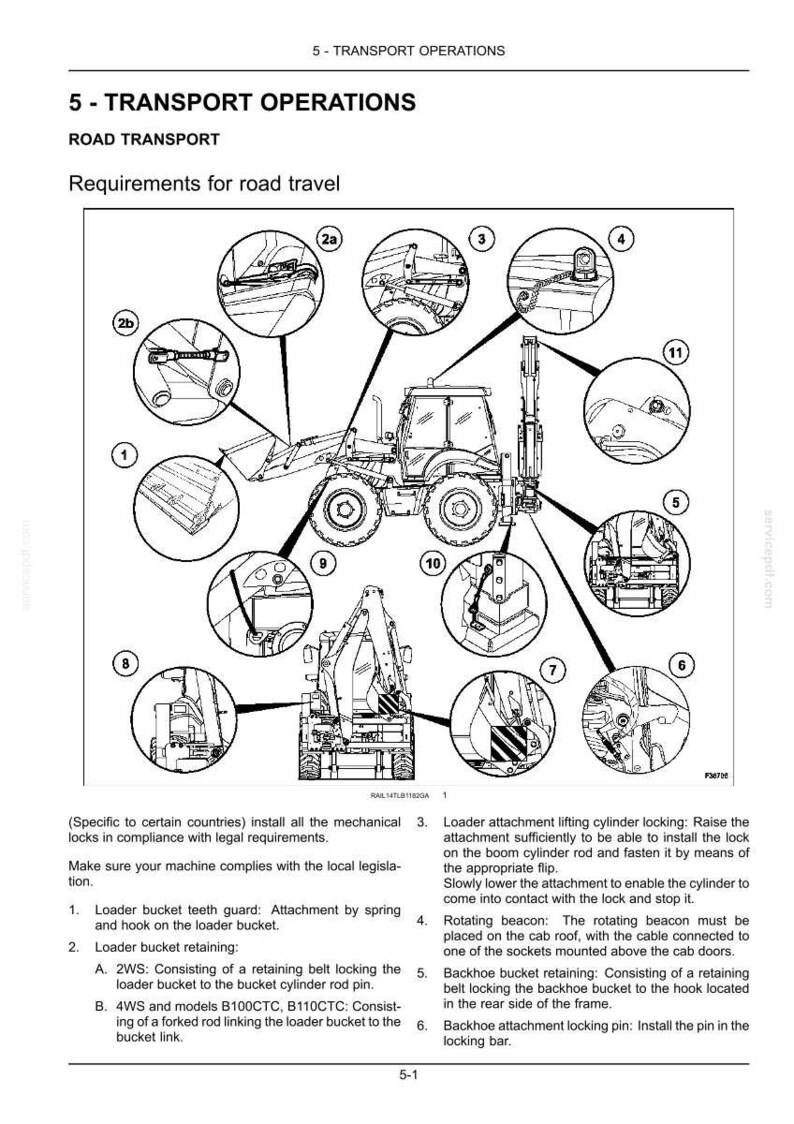New Holland B100c, B100c Lr, B100c Tc, B110c, B110c Tc, B115c TC Stage IV Tractor Operator Owners Operation Manual | Instant PDF Download image 6
