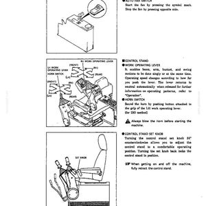 Kobelco SK100 Hydraulic Excavator Operator Owners Operation Manual | Instant PDF Download imagen 7