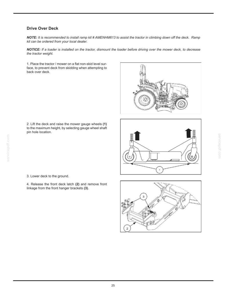 New Holland 266GMS Mid Mount Side Discharge Mower Deck Operator Owners Operation Manual Manual | Instant PDF Download image 7