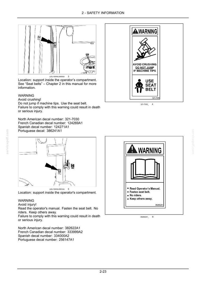 New Holland W270D, W300D Tier 2 Wheel Loader Operator Owners Operation Manual | Instant PDF Download image 4