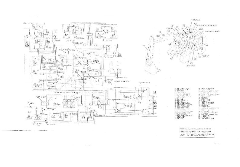 May include: A detailed technical diagram, likely a blueprint or schematic, featuring numerous lines, symbols, and annotations. The image is predominantly black and white, with a complex layout and various components labeled with numbers.