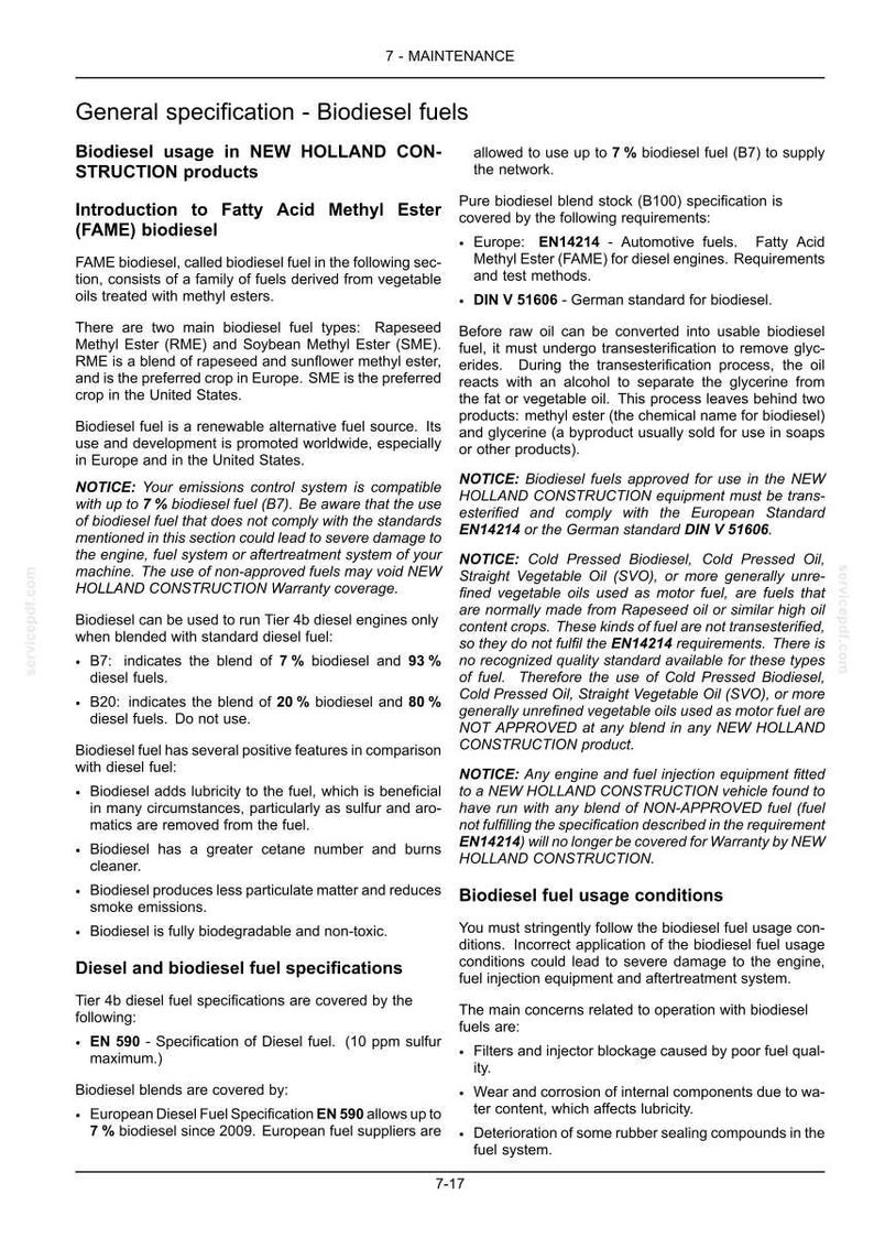 New Holland L213, L216, L218, L220, L221, L228, C227, C232 Stage Iv Loader Operator Owners Operation Manual | Instant Pdf Download image 8