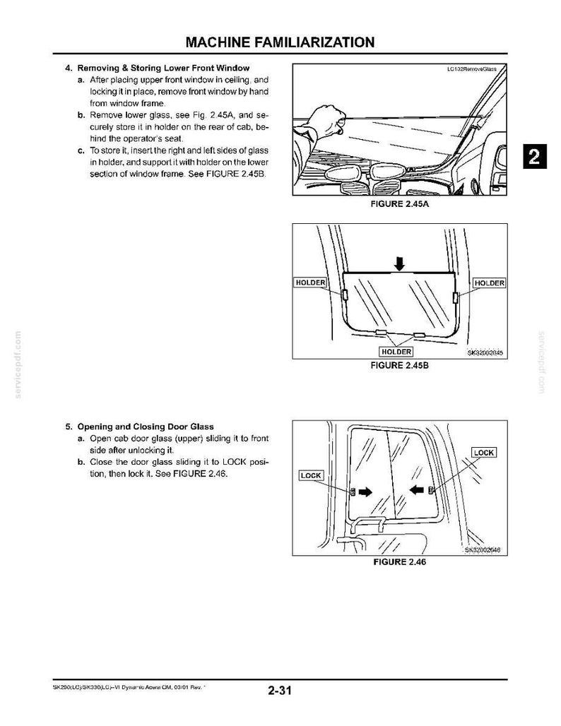 Kobelco Sk290(Lc)-Vi, Sk330(LC)-VI Hydraulic Excavator Operator Owners Operation Manual | Instant PDF Download image 3