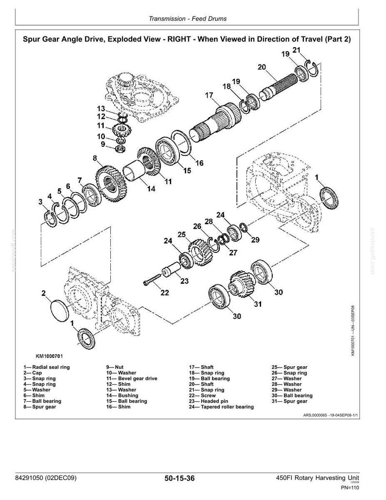 New Holland 450FI Rotary Harvesting Header Equipment Service Repair Workshop Manual | Instant PDF Download image 7
