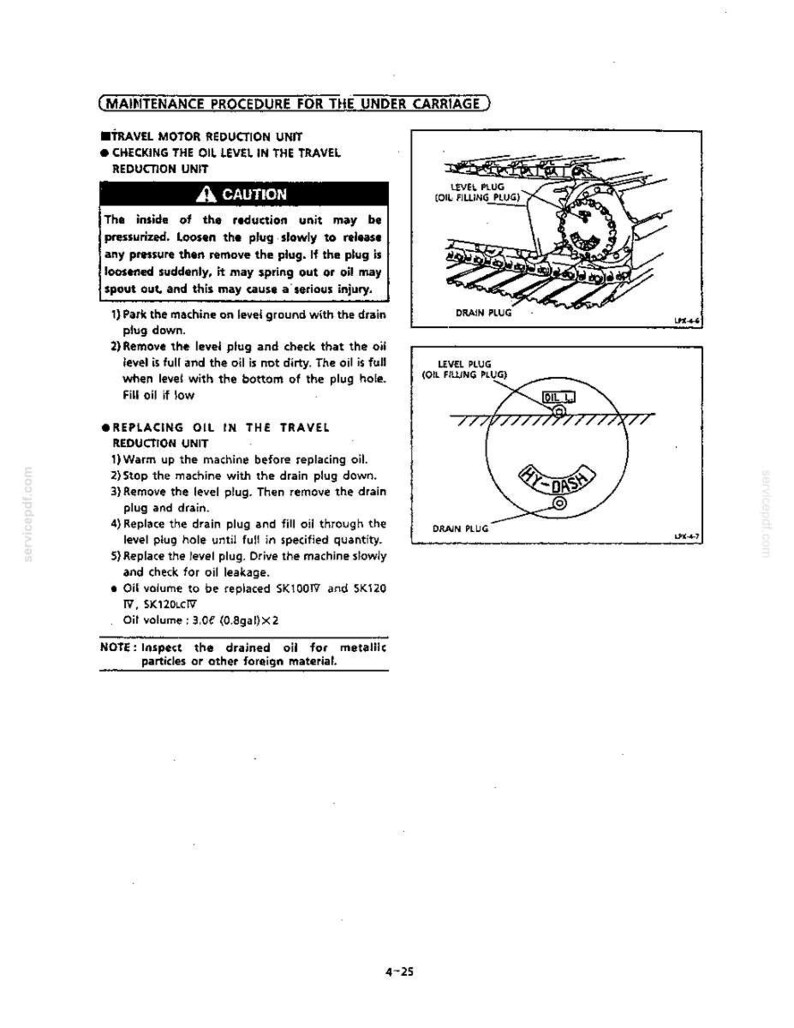 Kobelco Sk100, SK120, SK120LC Hydraulic Excavator Operator Owners Operation Manual | Instant PDF Download image 7