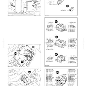 May include: Diagram of electrical system components, including connectors, wiring, and various modules. The image features labels like "SECTION 4009 - ELECTRICAL SYSTEMS" and part numbers for identification.