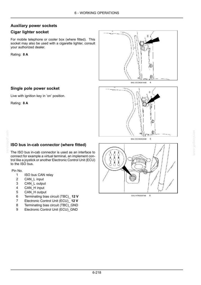 Steyr 6270, 6300 Terrus CVT Stage IV Tractor Operator Owners Operation Manual | Instant PDF Download image 6
