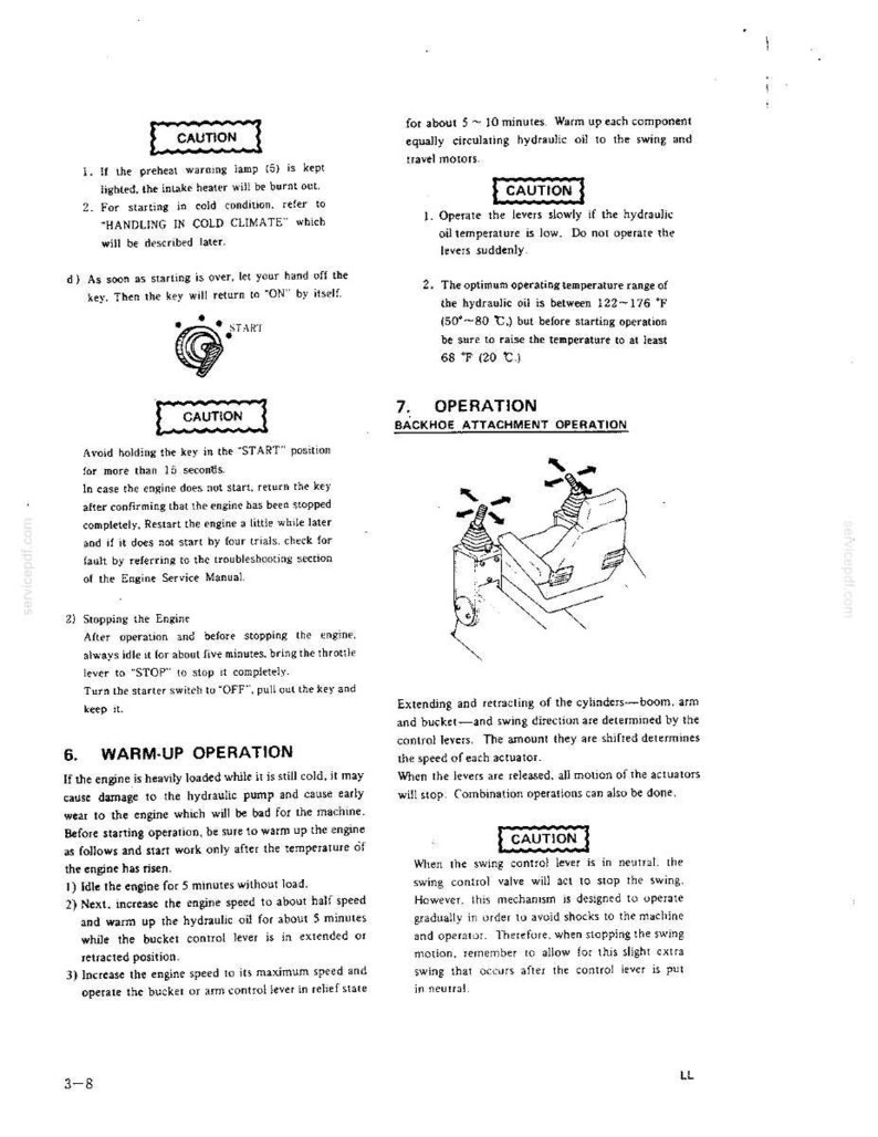 Kobelco MD140BLC Hydraulic Excavator Operator Owners Operation Manual | Instant PDF Download imagem 4
