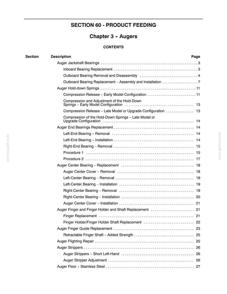 New Holland 346w, 356W, 366W Forage Pickup Head Service Repair Workshop Manual | Instant PDF Download image 11