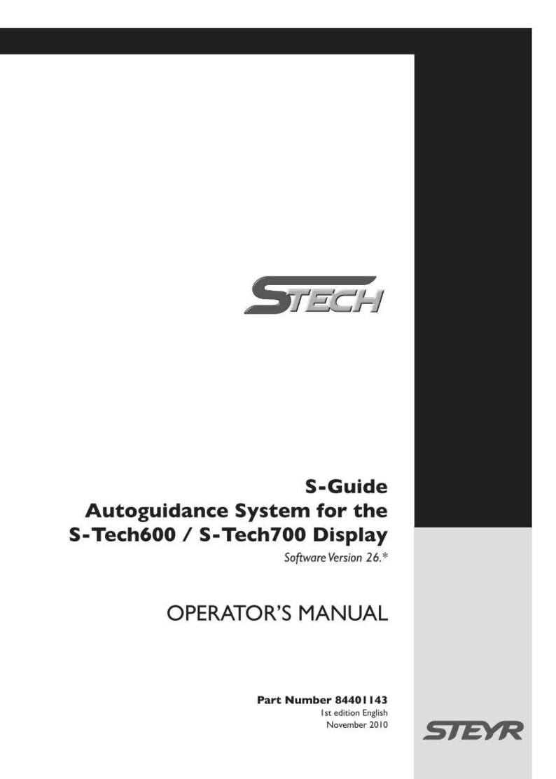 Steyr S-Guide Autoguidance System for the S-Tech600, S-Tech700 Display Operator Owners Operation Manual | Instant PDF Download image 2