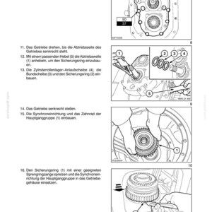 Steyr 4100, 4115, 6115, 6125, 6135 PROFI Tier 2 Traktor Wartungshandbuch Reparatur Werkstatthandbuch | PDF-Download image 6