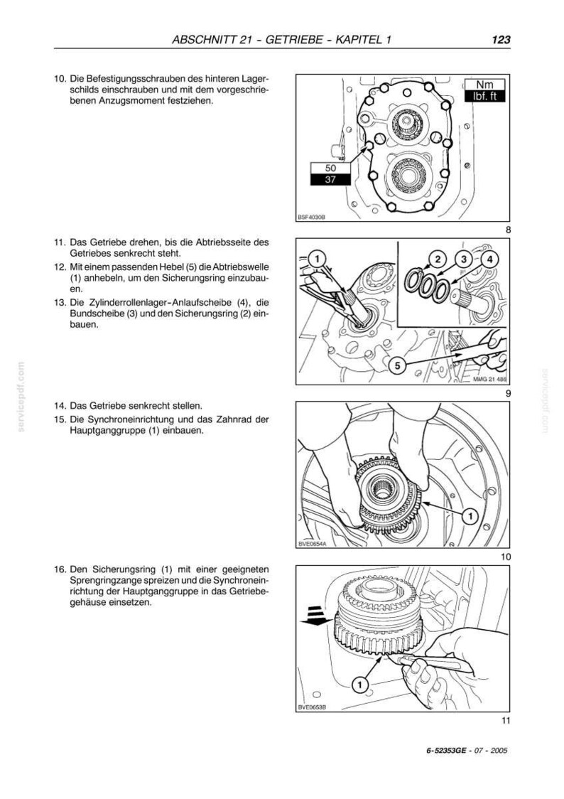 Steyr 4100, 4115, 6115, 6125, 6135 PROFI Tier 2 Traktor Wartungshandbuch Reparatur Werkstatthandbuch | PDF-Download image 6