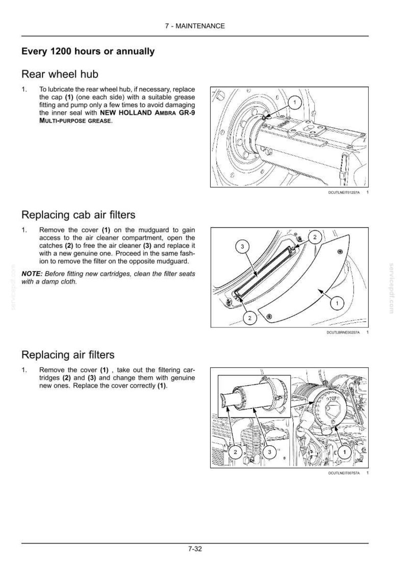Manual de operación y mantenimiento para tractores New Holland T4.75, T4.85, T4.95, T4.105 y T4.115 / Descarga instantánea en PDF imagen 9