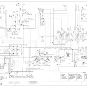 May include: Detailed engineering schematic of a hydraulic system for a 12F wheel loader. The diagram is in black and white, featuring numerous lines, symbols, and components. Text at the bottom reads "HYDRAULIC SCHEMATIC 12F WHEEL LOADER."
