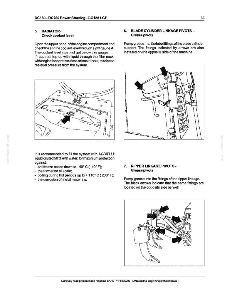 New Holland DC180 PS Dozer Crawler Operator Owners Operation Manual | Instant PDF Download image 9