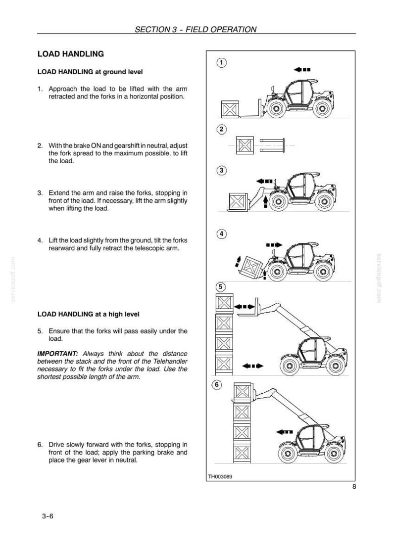 New Holland LM740 Telescopic Handler Operator Owners Operation Manual | Instant PDF Download image 7