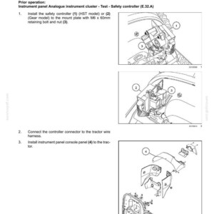 New Holland Boomer 30, Boomer 35 kompakttraktor service- och reparationshandbok | Direkt PDF-nedladdning bild 10