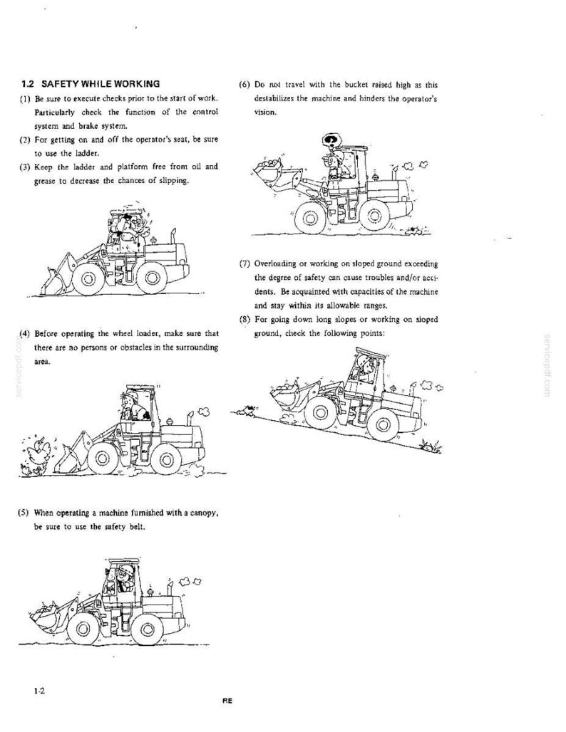 Kobelco LK600A Wheel Loader Operator Owners Operation Manual | Instant PDF Download image 4