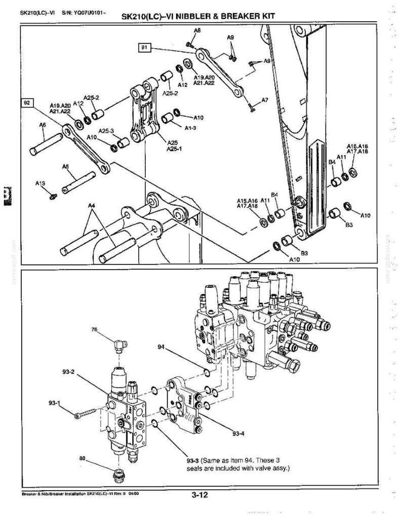 Kobelco SK210LC VI Hydraulic Excavator Operator Owners Operation Manual | Instant PDF Download image 7