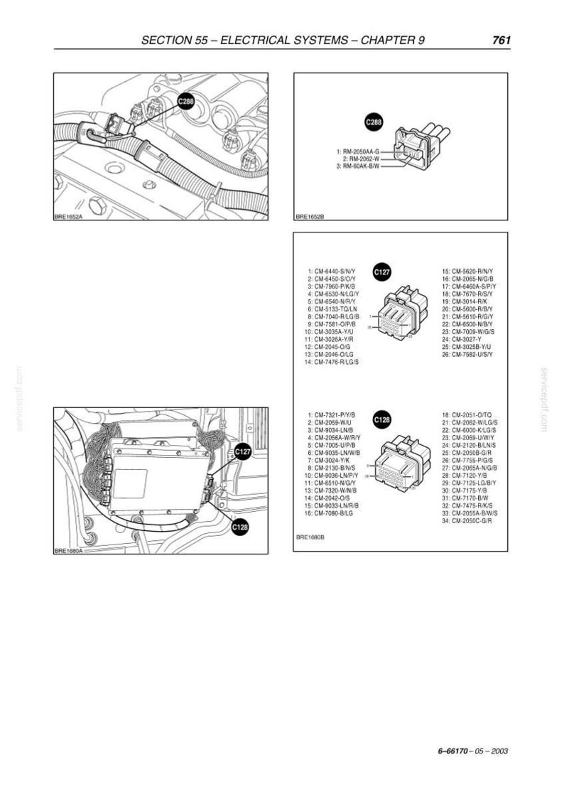 May include: Diagram of electrical system components, including connectors and wiring, with labels and part numbers. The image is a technical illustration from a manual, with a white background and black text.