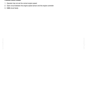 May include: A white document with black text detailing electrical system fault codes. The text includes instructions to increase throttle if the ERPM is below 1250, and lists possible failure modes. The document is dated March 22, 2013.