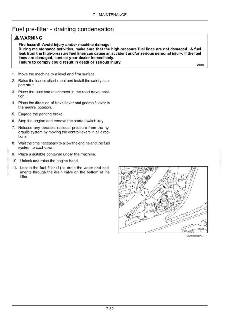 New Holland B95c, B95c Lr, B95c Tc, B110C Tier 4B (final) Tractor Loader Backhoe Operator Owners Operation Manual | Instant PDF Download image 8