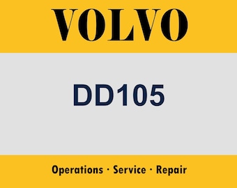 Volvo DD105 Service Repair Manual Bundle | Asphalt Compactor Operator Guide | Workshop Manual | pdf Download