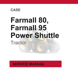 Case Farmall 80, 95 Power shuttle 12x12 traktor Service och reparation Verkstadsmanual PDF | Direkt PDF-nedladdning bild 1