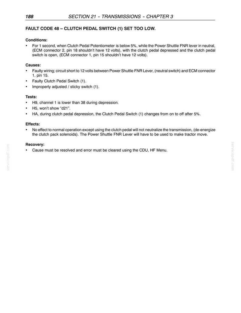 New Holland Tn65f, Tn70f, Tn75f, Tn80f, TN90F, TN95F Tractor Service Repair Workshop Manual | Instant PDF Download image 5