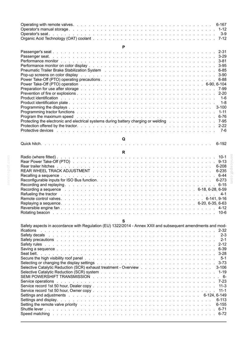 Steyr 6150, 6165, 6175 CVT Stage IV Tractor Operator Owners Operation Manual | Instant PDF Download image 10