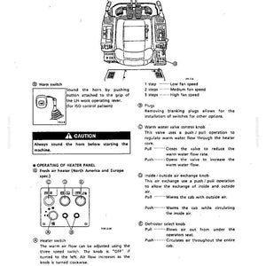 Kobelco Sk100, SK120, SK120LC Hydraulic Excavator Operator Owners Operation Manual | Instant PDF Download image 4