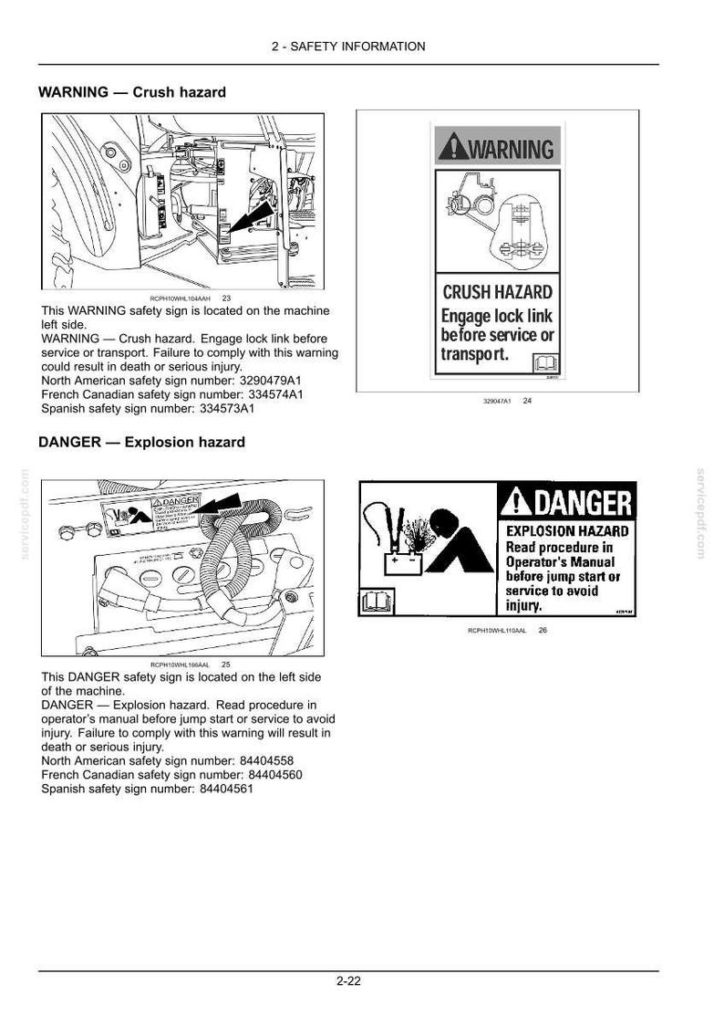 New Holland W110C Wheel Loader Operator Owners Operation Manual | Instant PDF Download image 4