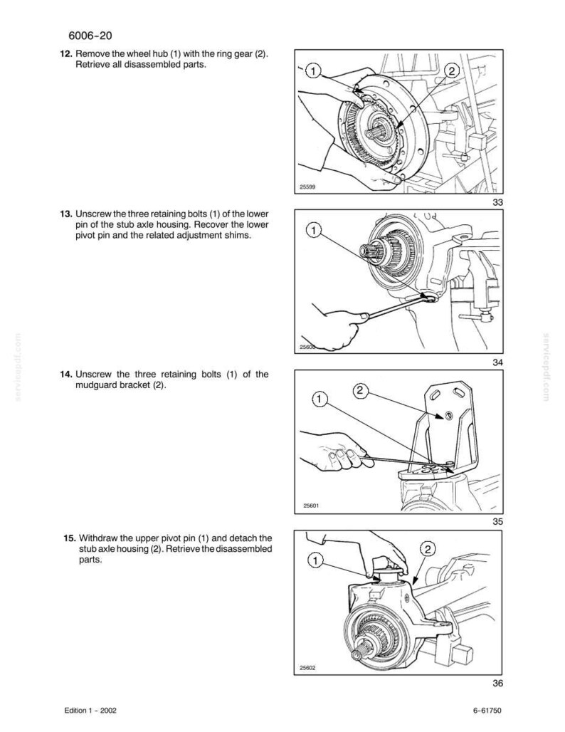 Case Jx55, Jx65, Jx75, Jx85, JX95 traktorer service, reparation och verkstadsmanual PDF | Direkt PDF-nedladdning bild 8