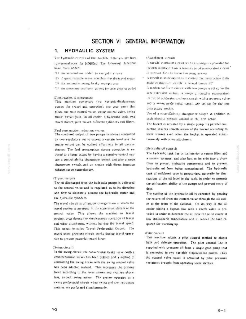 Kobelco MD200BLC Hydraulic Excavator Operator Owners Operation Manual | Instant PDF Download Bild 10