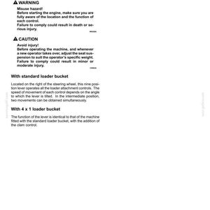 New Holland B100c, B100c Lr, B100c Tc, B110c, B110c Tc, B115c TC Stage IV Tractor Operator Owners Operation Manual | Instant PDF Download image 5
