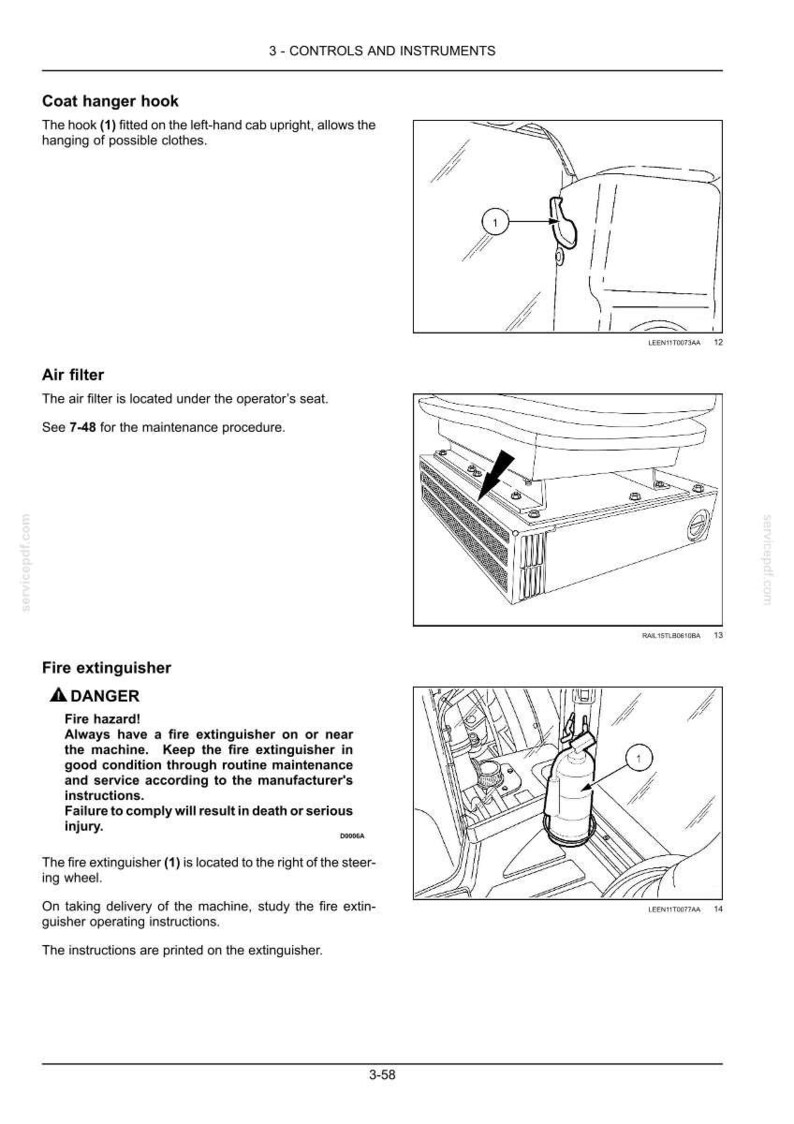 New Holland B90b, B100b, B110b, B115b LR TC Tier 3 Tractor Operator Owners Operation Manual | Instant PDF Download image 5
