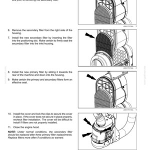 Manual de operación y mantenimiento de la cargadora de ruedas New Holland W270C y W300C Tier 4 / Descarga instantánea en PDF imagen 9