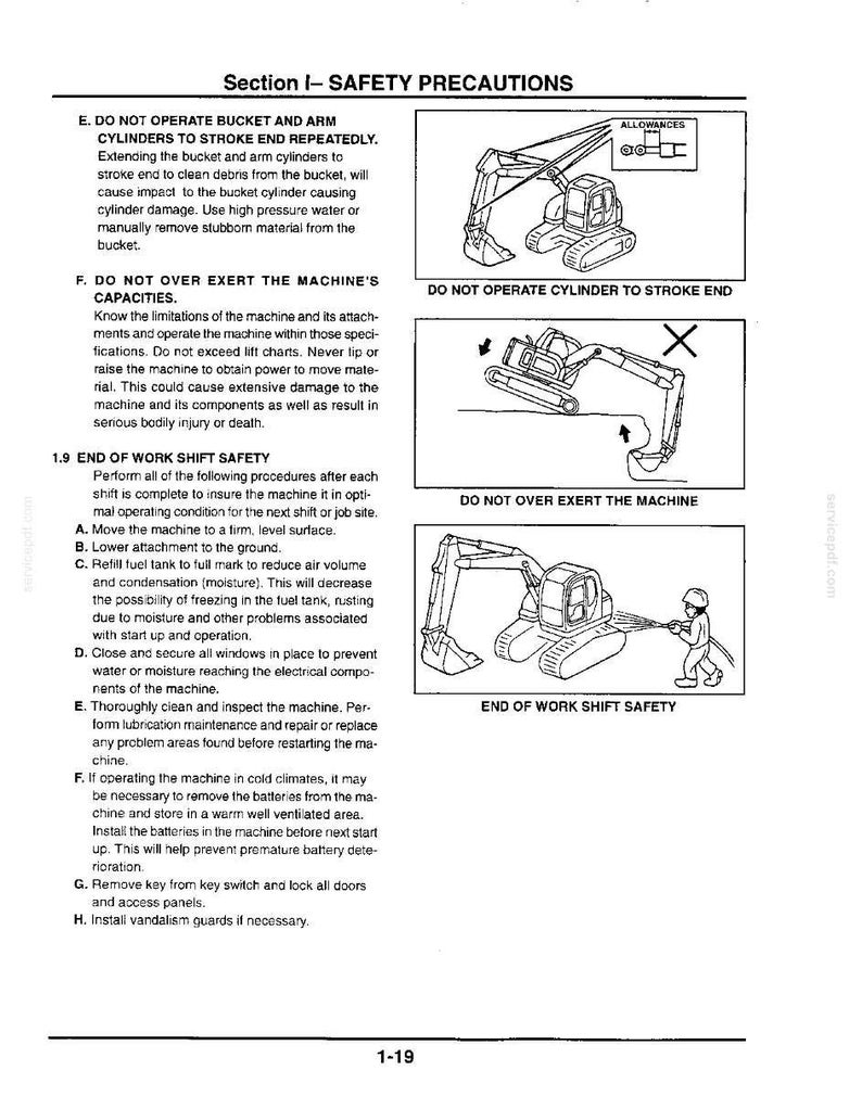 Kobelco SK135SRLC, SK135SRL Hydraulic Excavator Operator Owners Operation Manual | Instant PDF Download image 4