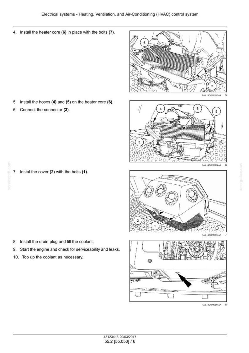 Case Construction DV209D, DV210D, DV209CD Combi, DV210CD Combi Tier 4B (slutlig) Dubbelvalskomprimator Servicemanual Pdf-nedladdning bild 7